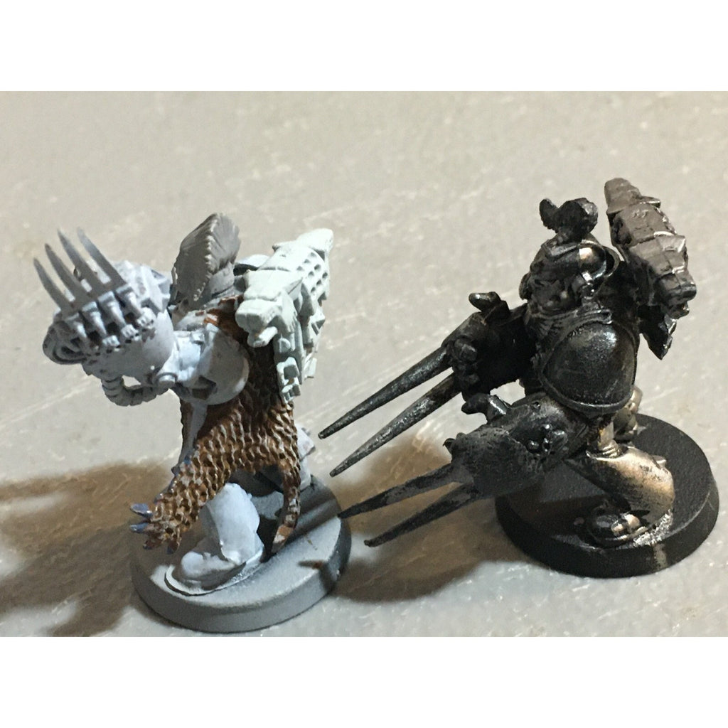 A23002 WARHAMMER 40K SPACE MARINES WOLVES CUSTOM LORD 2 PK GAMES WORKSHOP GW