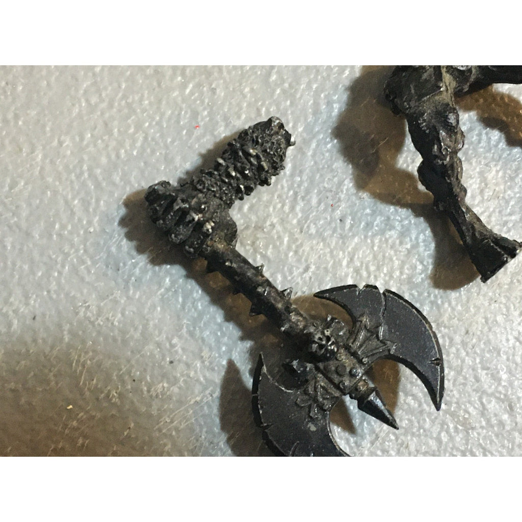 A29244 WARHAMMER 40K CHAOS DAEMONS METAL 6TH EDITION LEGS & AXE BLOODTHIRSTER