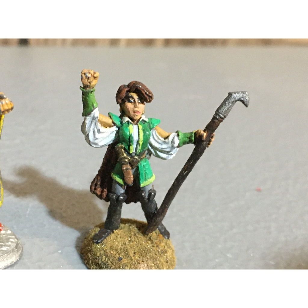 A24864 UNBRANDED METAL TABLETOP OLD OOP D&D FANTASY MAGES WIZARDS MINIATURES