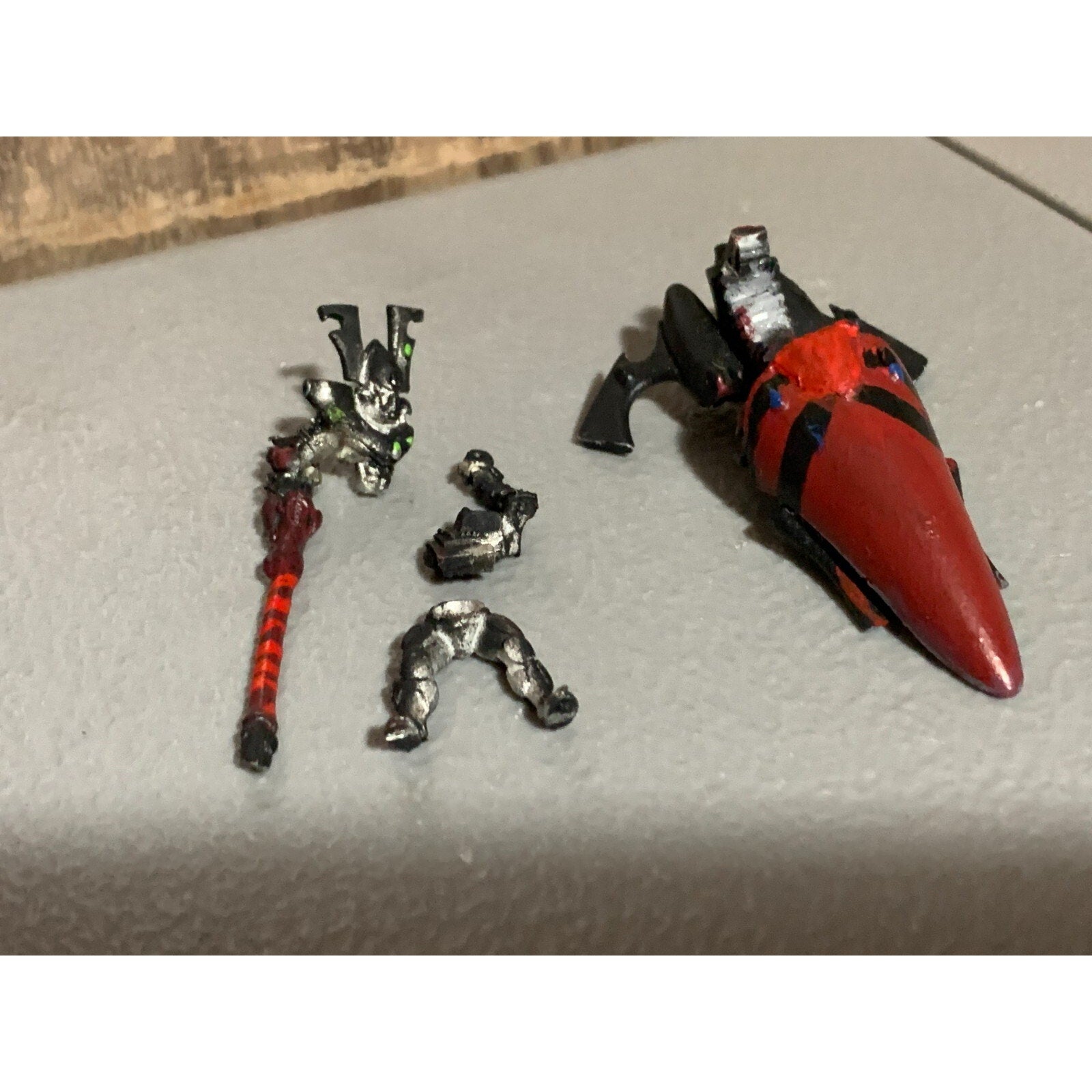 A16733 WARHAMMER 40K ELDAR CRAFTWORLDS SHINING SPEAR EXARCH METAL NO FLAGP METAL