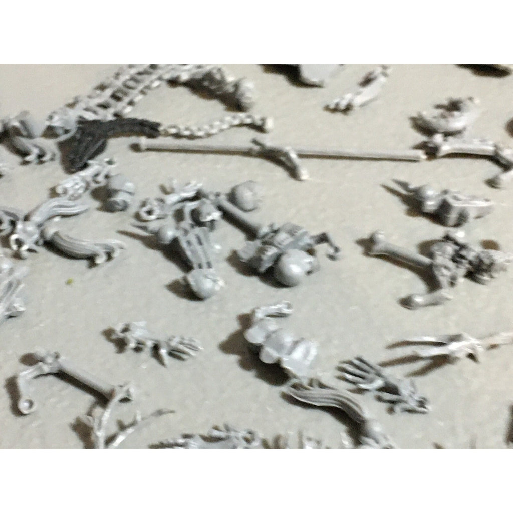 A20847 WARHAMMER FANTASY BITS LOT MIXED HIGH ELVES SKELETONS DRYADS ORCS