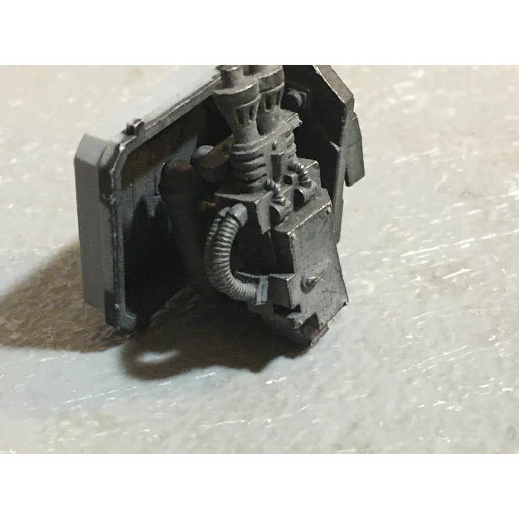 A20145 WARHAMMER 40K SPACE MARINES BLOOD ANGELS METAL BAAL SPONSON + CAPT NO HND