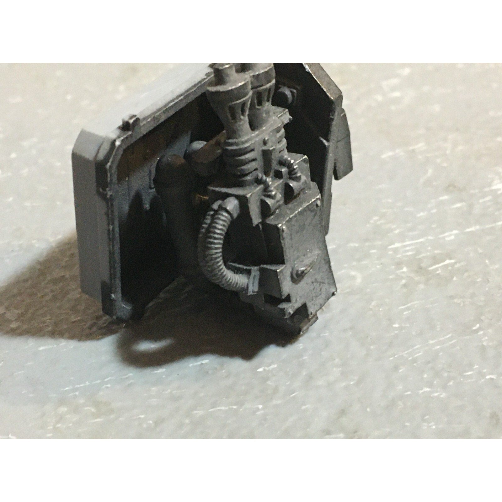 A20145 WARHAMMER 40K SPACE MARINES BLOOD ANGELS METAL BAAL SPONSON + CAPT NO HND