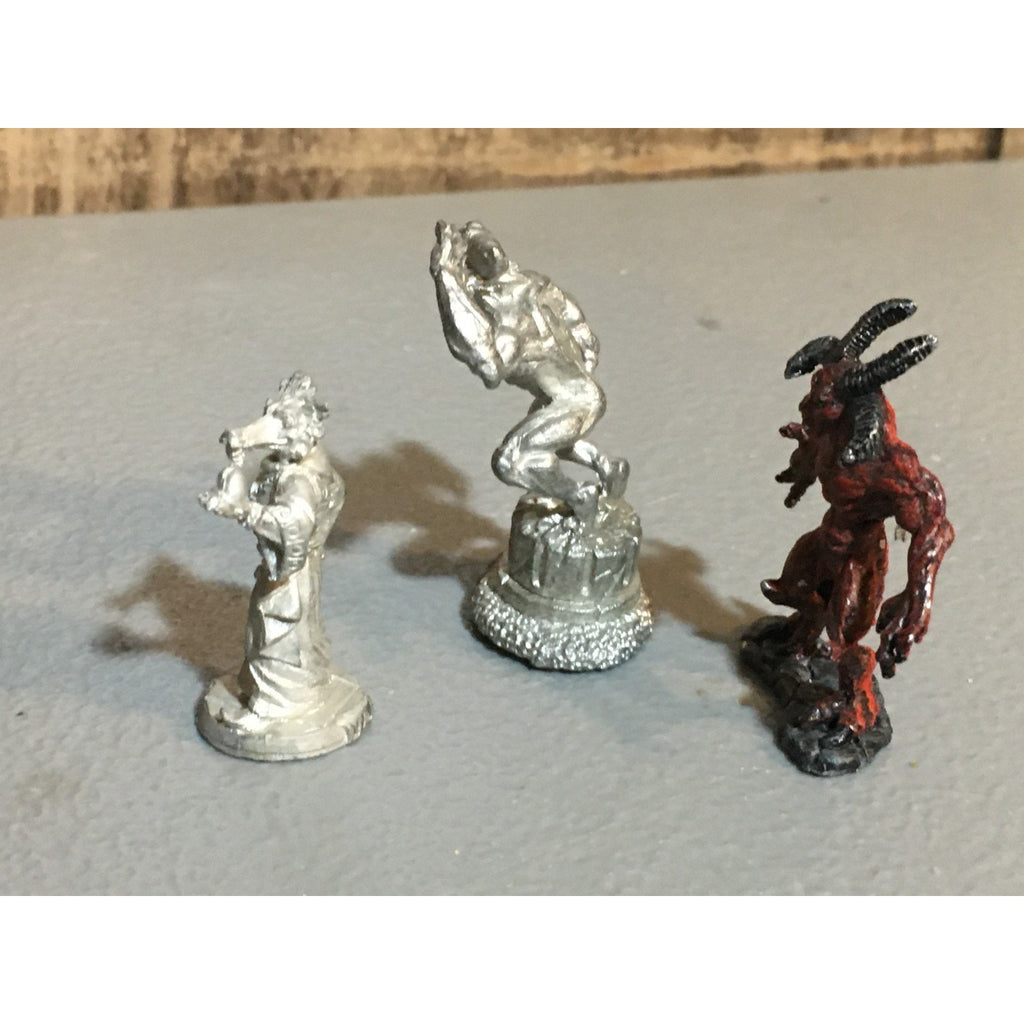 A24866 UNBRANDED METAL TABLETOP OLD OOP D&D FANTASY MONSTER DEMON MINIATURES