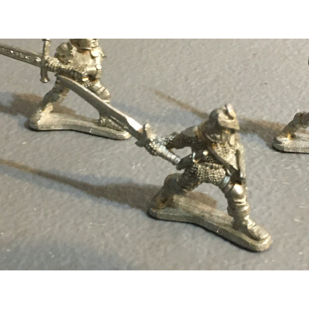 A32610 RAL PARTHA MINIATURES METAL 3 PK PALADIN KNIGHT FIGHTER D&D