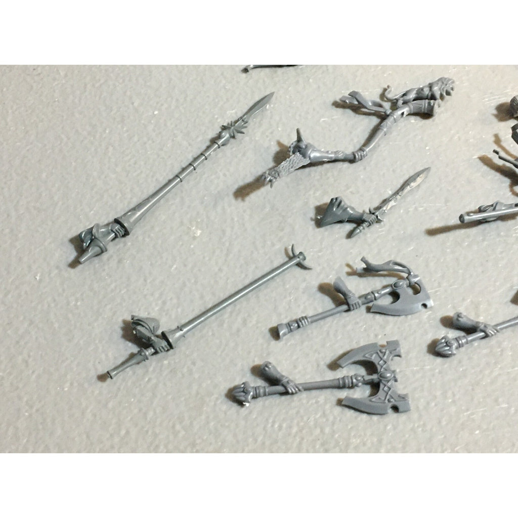 A23431 WARHAMMER FANTASY HIGH ELVES BITS LOT MIXED LIONS LANCE GAMES WORKSHOP GW