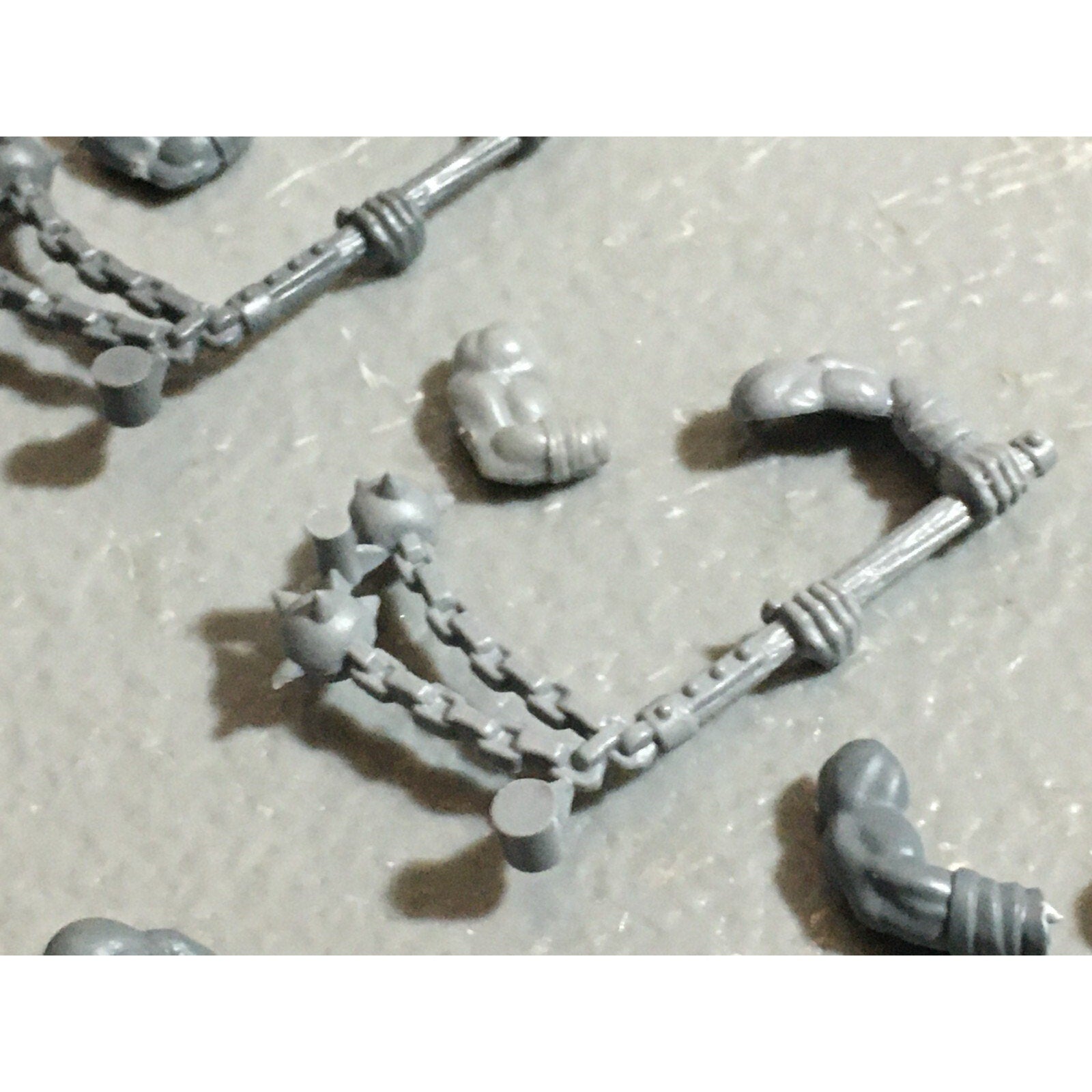 A22259 WARHAMMER FANTASY CHAOS MORTALS BITS LOT MARAUDER FLAILS GAMES WORKSHOP