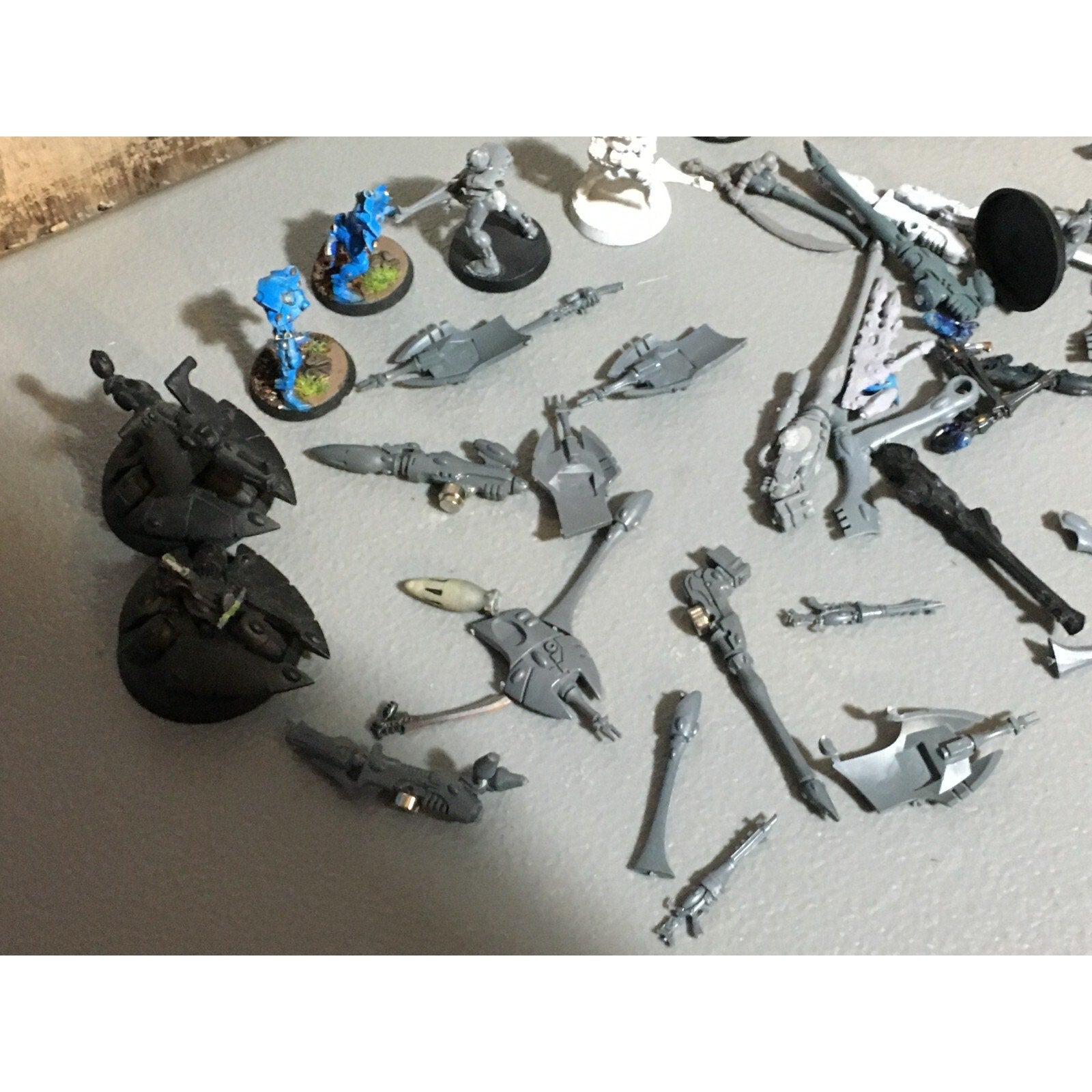 A20100 WARHAMMER 40K ELDAR CRAFTWORLDS BITS LOT CANNON TURRET GUARDIAN WRAITH