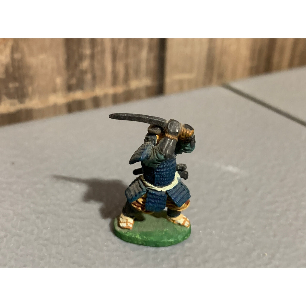 A10007 RAL PARTHA METAL OOP SAMURAI W SWORD OVERHEAD PAINTED