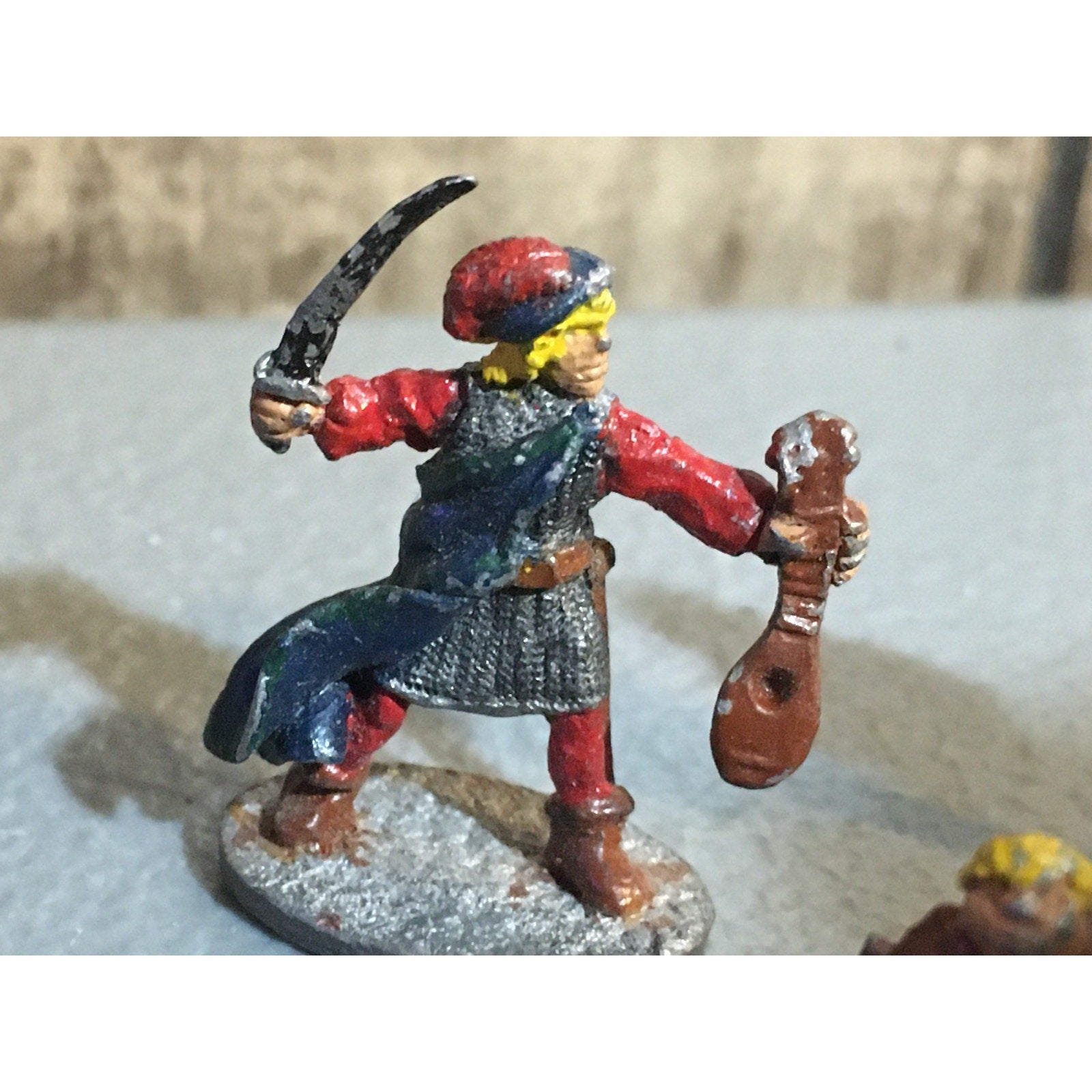 A32863 TSR METAL MINIATURES UNKNOWN HUMAN 4 PK BARD PIRATE HOBBIT