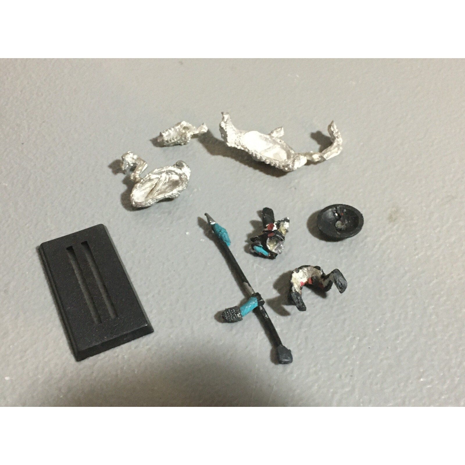 A20378 WARHAMMER FANTASY DARK ELVES METAL COLD ONE KNIGHT NO TAIL