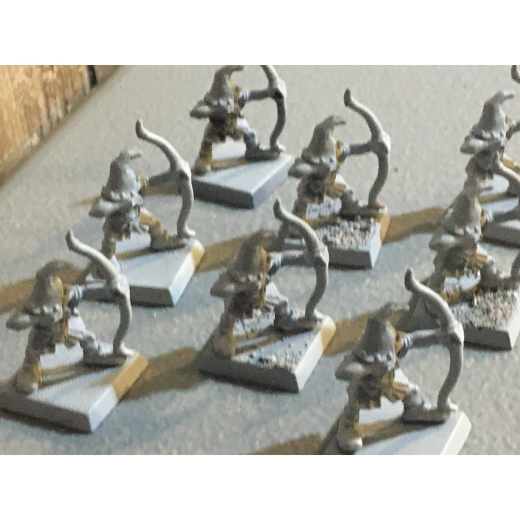 A32718 WARHAMMER FANTASY OLD WORLD ORCS & GOBLINS 4TH ED MONOPOSE NIGHT ARCHERS