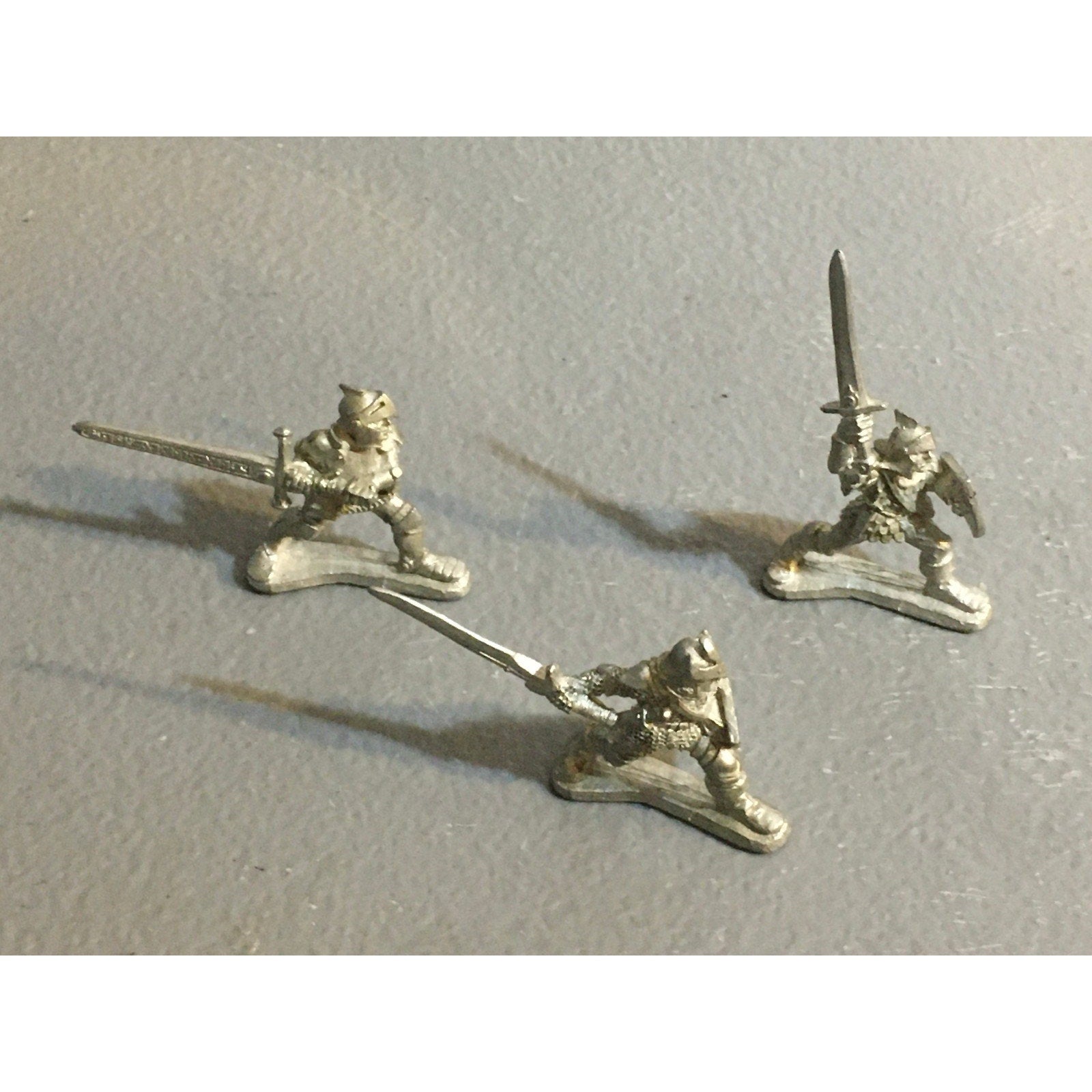 A32610 RAL PARTHA MINIATURES METAL 3 PK PALADIN KNIGHT FIGHTER D&D