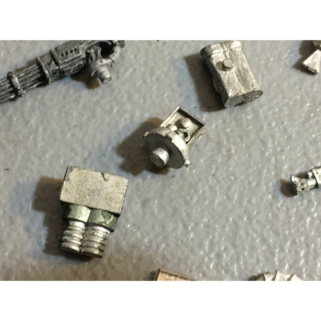 A32547 UNKNOWN MINIATURES ALL METAL BITS & INCOMPLETE LOT SCI-FI FUTURISTIC