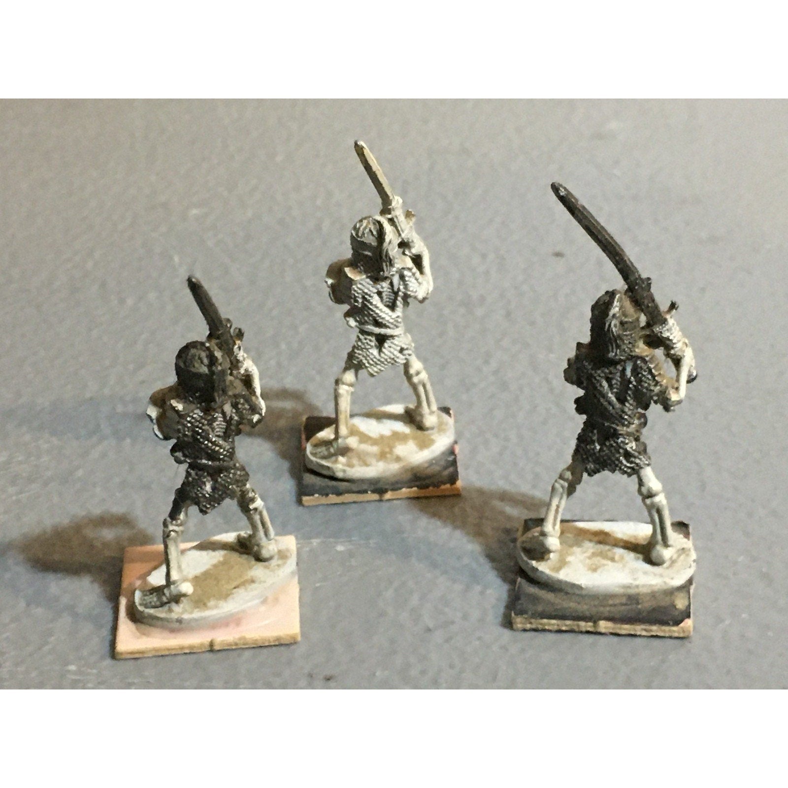 A32385 RAL PARTHA METAL MINIATURES SKELETON WARRIOR KNIGHT 3 PK TABLETOP WAR