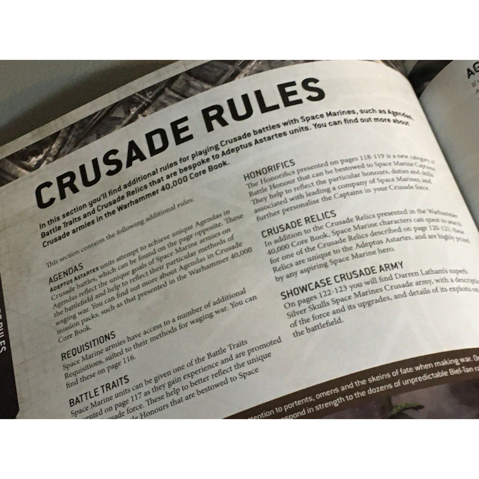 BOOK WARHAMMER 40K SPACE MARINES CODEX 9TH EDITION USED HB