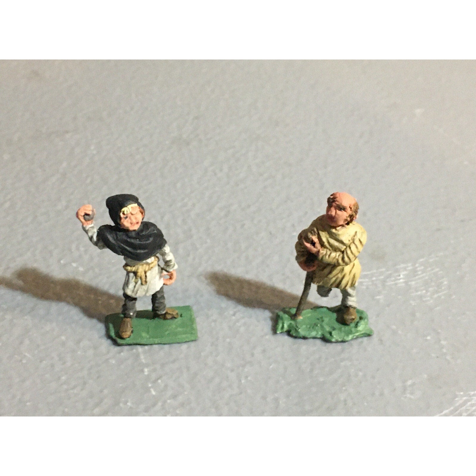 A10194 CITADEL PRE SLOTTA METAL RARE OOP HUMAN VILLAGERS PEASANTS 2 PK PAINTED