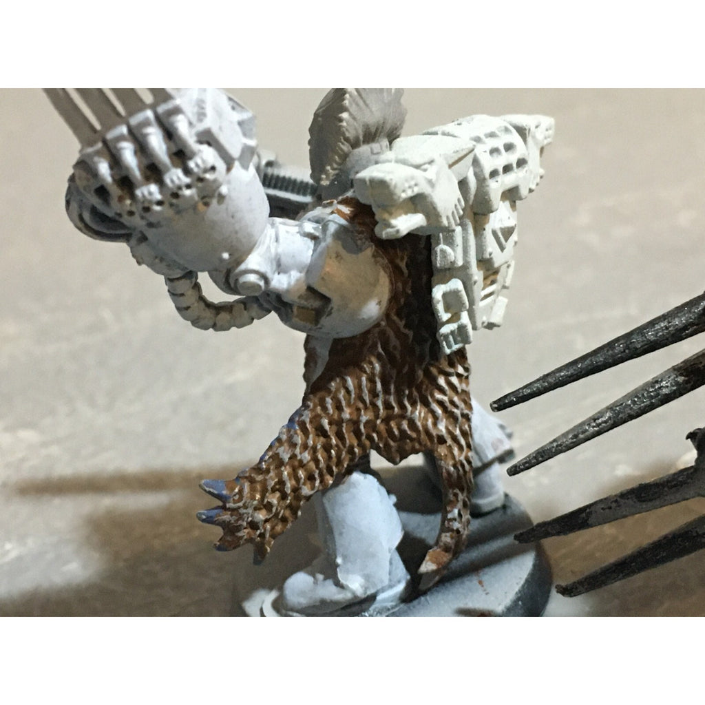 A23002 WARHAMMER 40K SPACE MARINES WOLVES CUSTOM LORD 2 PK GAMES WORKSHOP GW
