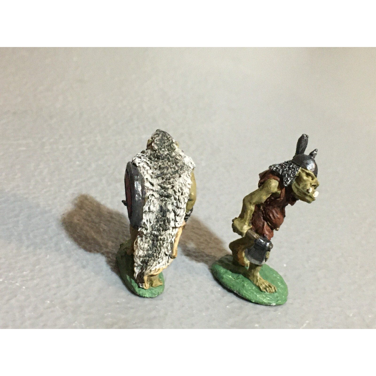 A9798 CITADEL PRE SLOTTA METAL RARE OOP ORCS ARMOURED & AXE SPEAR