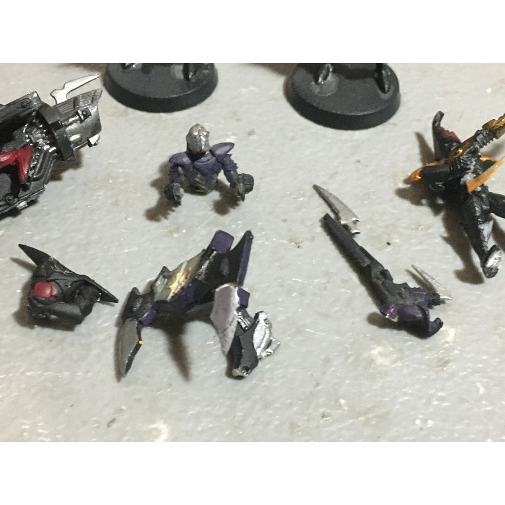 A20398 WARHAMMER 40K DRUKHARI DARK ELDAR INCOMPLETE KABALITE WARRIORS JETBIKE