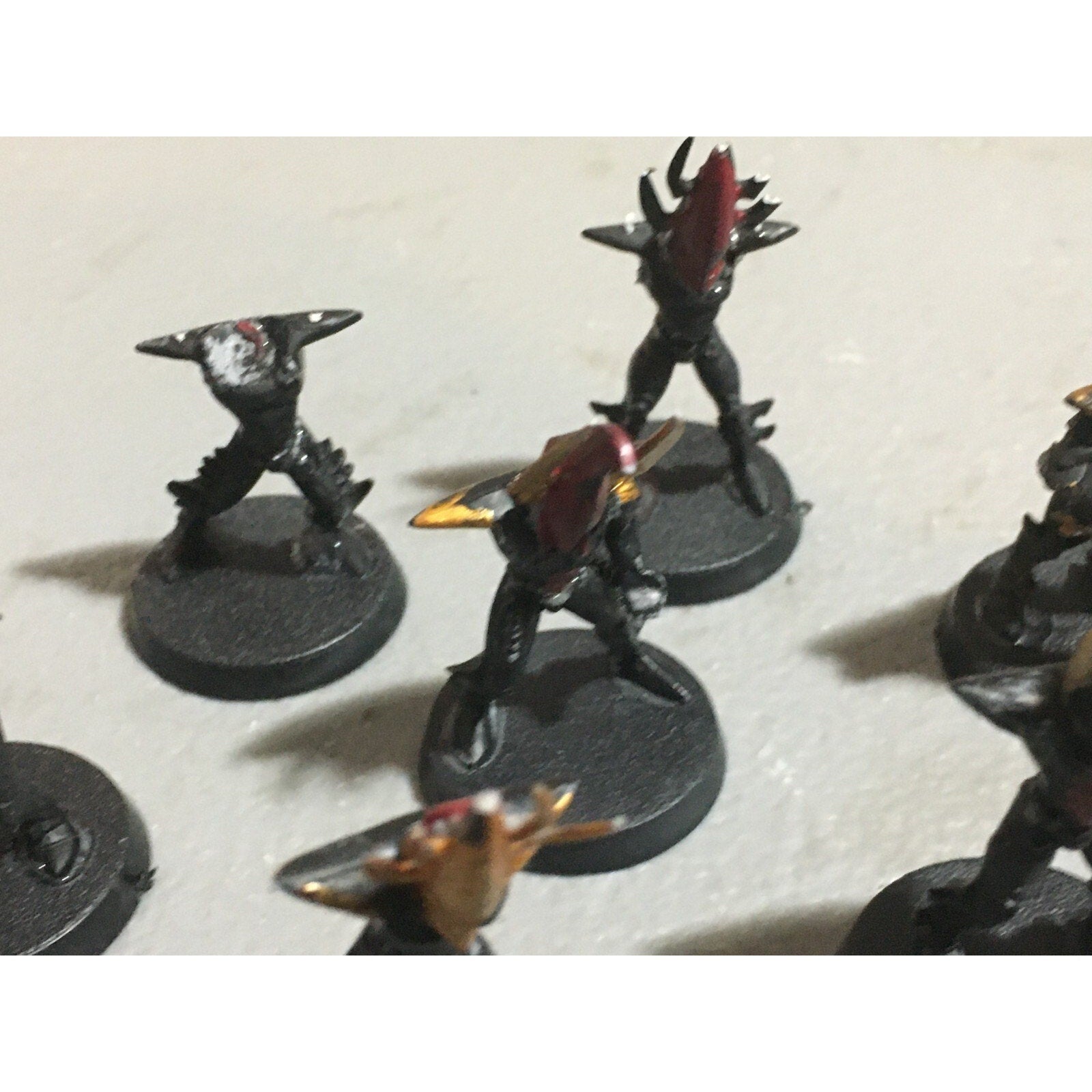 A20398 WARHAMMER 40K DRUKHARI DARK ELDAR INCOMPLETE KABALITE WARRIORS JETBIKE