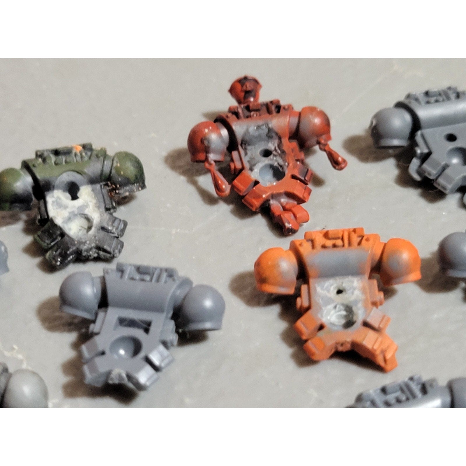 A19067 WARHAMMER 40K SPACE MARINES BLOOD ANGELS BACKPACK 11 PK BITS LOT