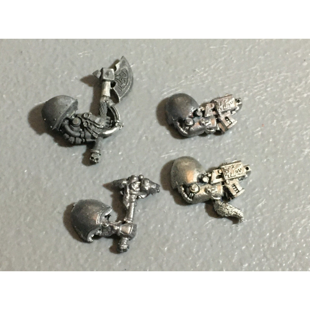 A22386 WARHAMMER 40K SPACE MARINES WOLVES METAL BITS LOT TERMINATOR ARMS GW