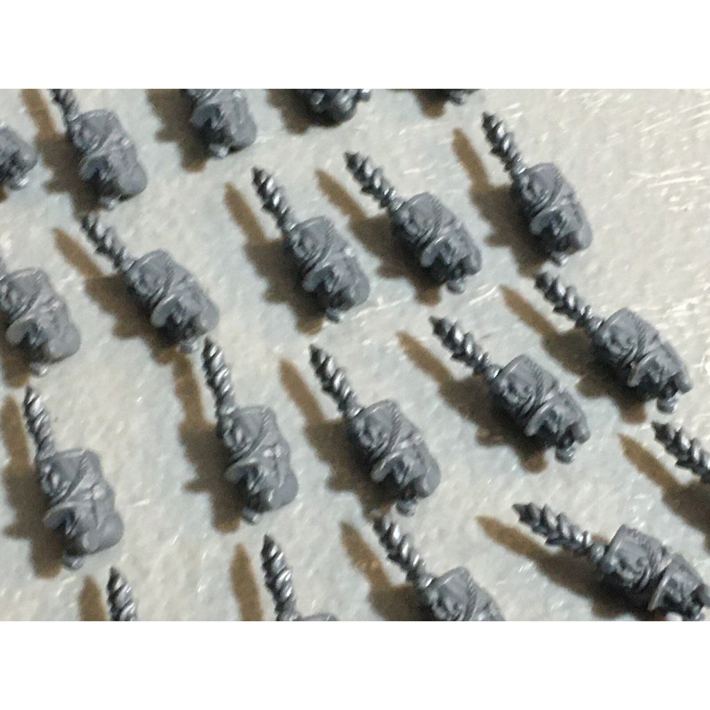 A23033 WARGAMES ATLANTIC HEADS NAPOLEONIC FANCY HATS & GASMASK MM BITS LOT MINIS