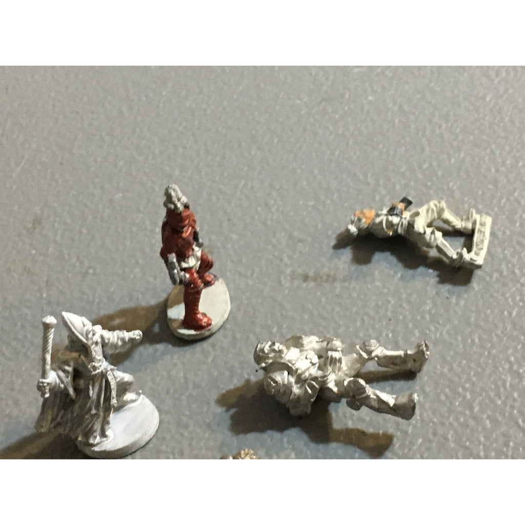 A34035 UNKNOWN METAL MINIATURES FANTASY MIXED LOT HUMAN ELF WARRIOR MISS HANDS