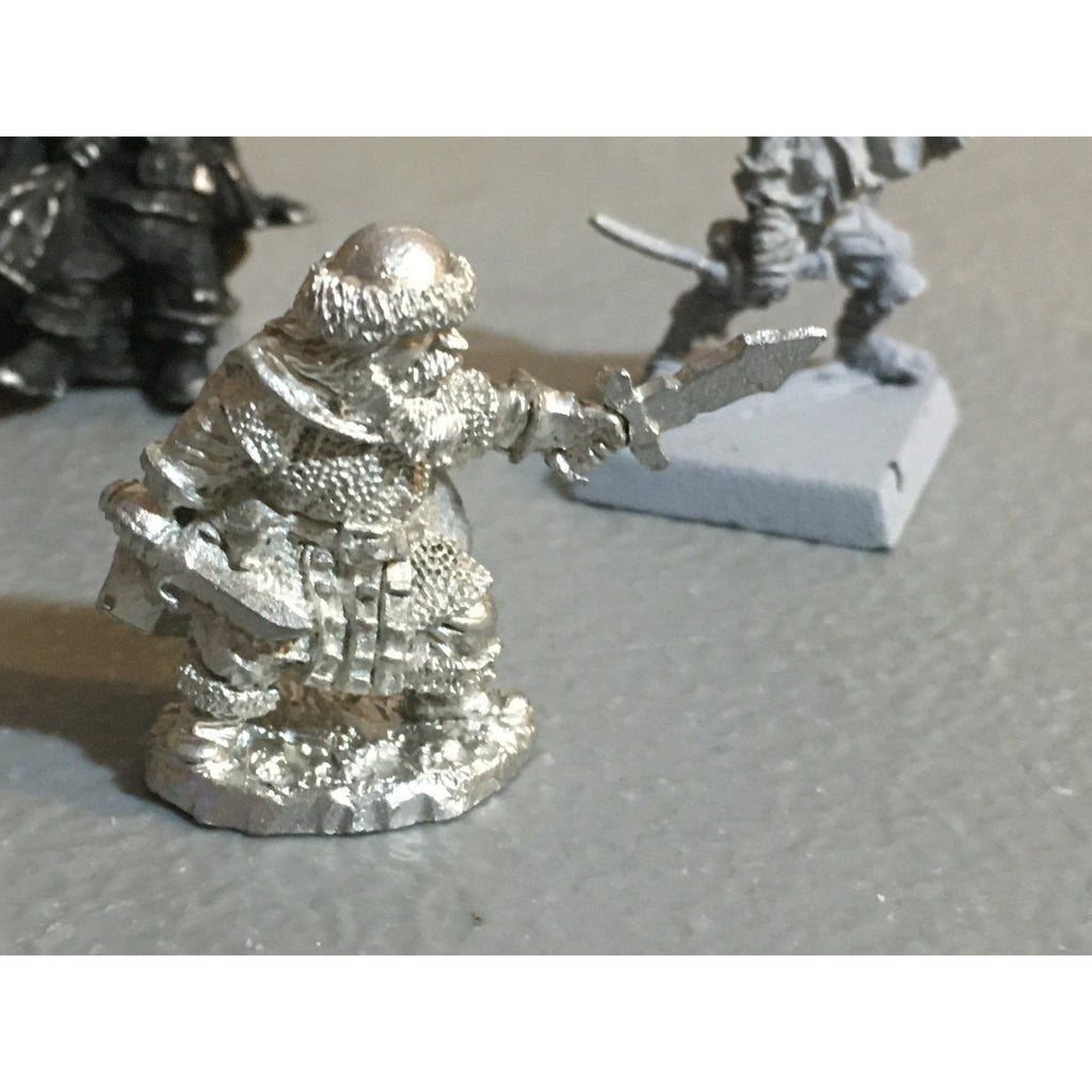 A34020 UNKNOWN METAL MINIATURES MIXED DWARVES DWARFS SOLDIER WARRIOR