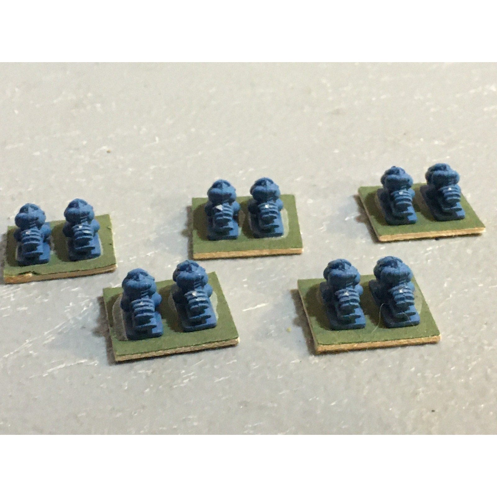 A25120 WARHAMMER 40K EPIC SPACE MARINES BIKES 5 CUSTOM STANDS GW