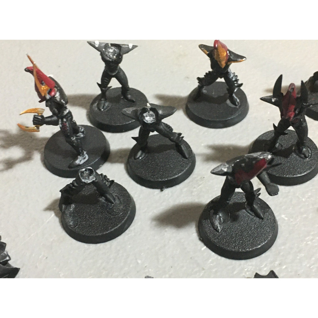 A20398 WARHAMMER 40K DRUKHARI DARK ELDAR INCOMPLETE KABALITE WARRIORS JETBIKE