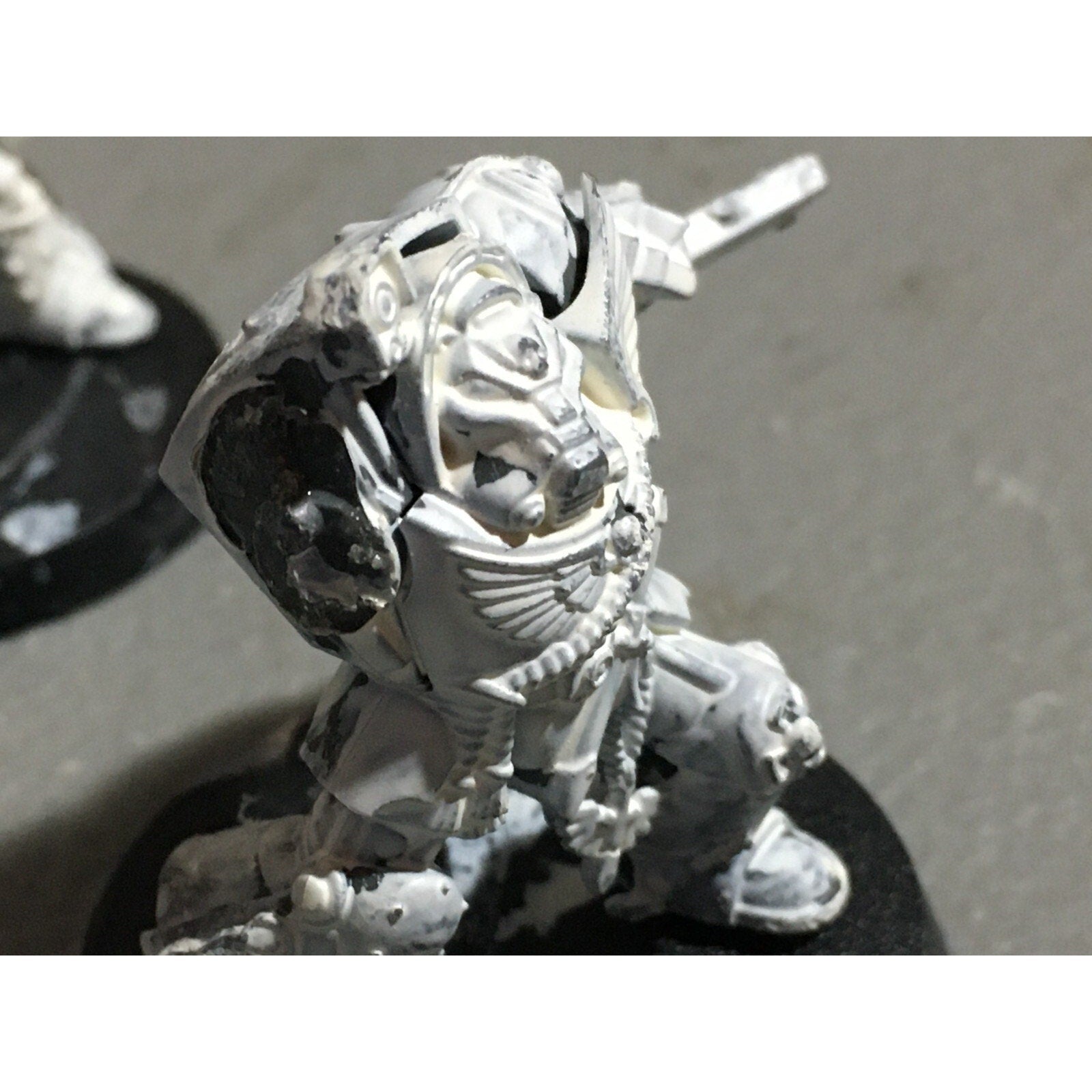 A22411 WARHAMMER 40K SPACE MARINES DARK ANGELS DEATHWING TERMINATORS BROKE SERGT