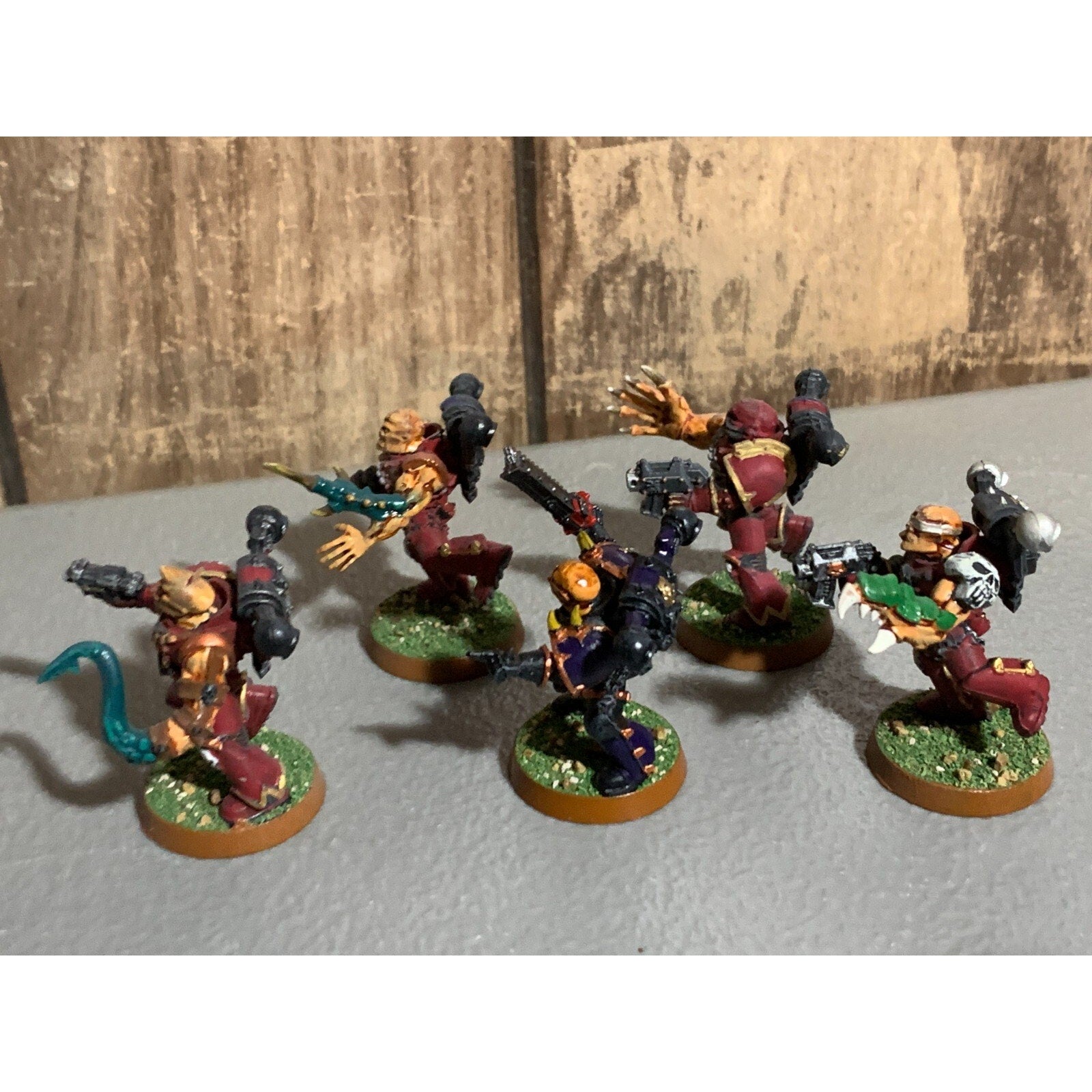 A17507 WARHAMMER 40K CHAOS SPACE MARINES OOP CUSTOM POSSESSED PAINTED BASED