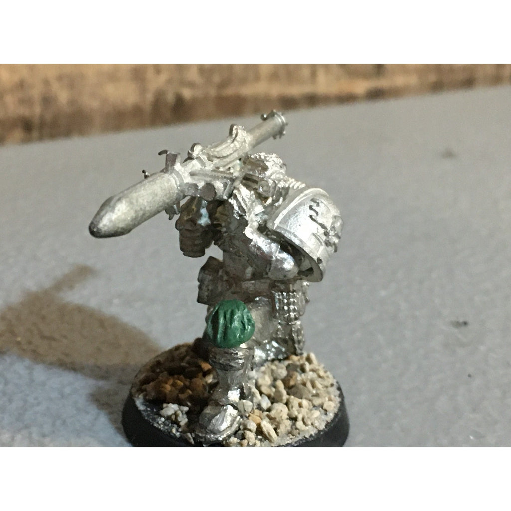 A33818 WARHAMMER 40K SPACE MARINES METAL SCOUT MISSILE LAUNCHER GW