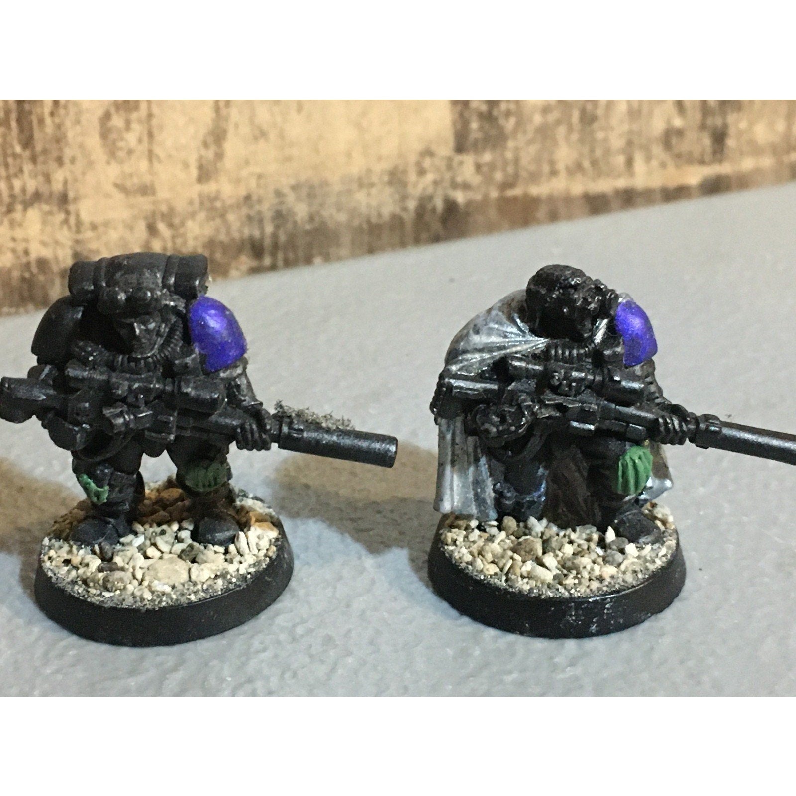 A33809 WARHAMMER 40K SPACE MARINES METAL SCOUT SNIPER 2 PK GW GAMES WORKSHOP