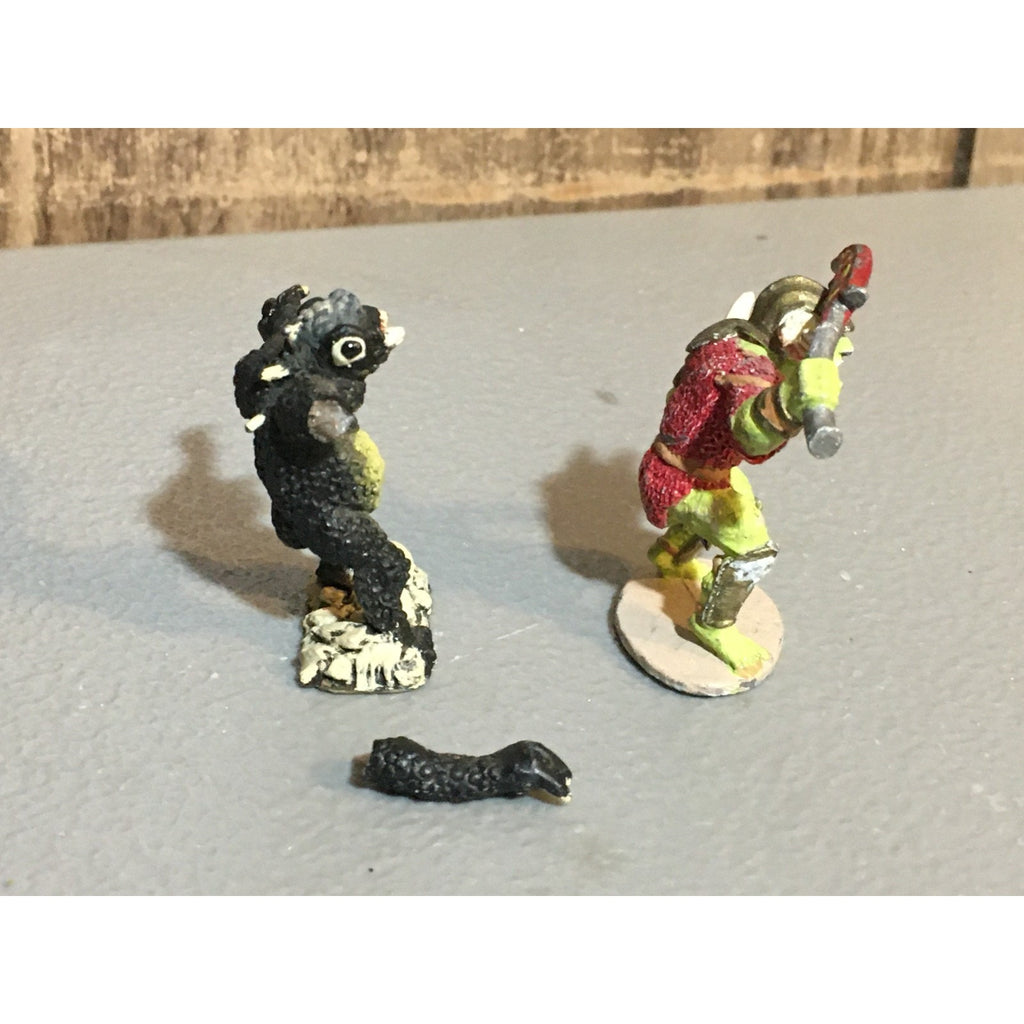 A24867 UNBRANDED METAL TABLETOP OLD OOP D&D FANTASY MONSTER ORC MINIATURES