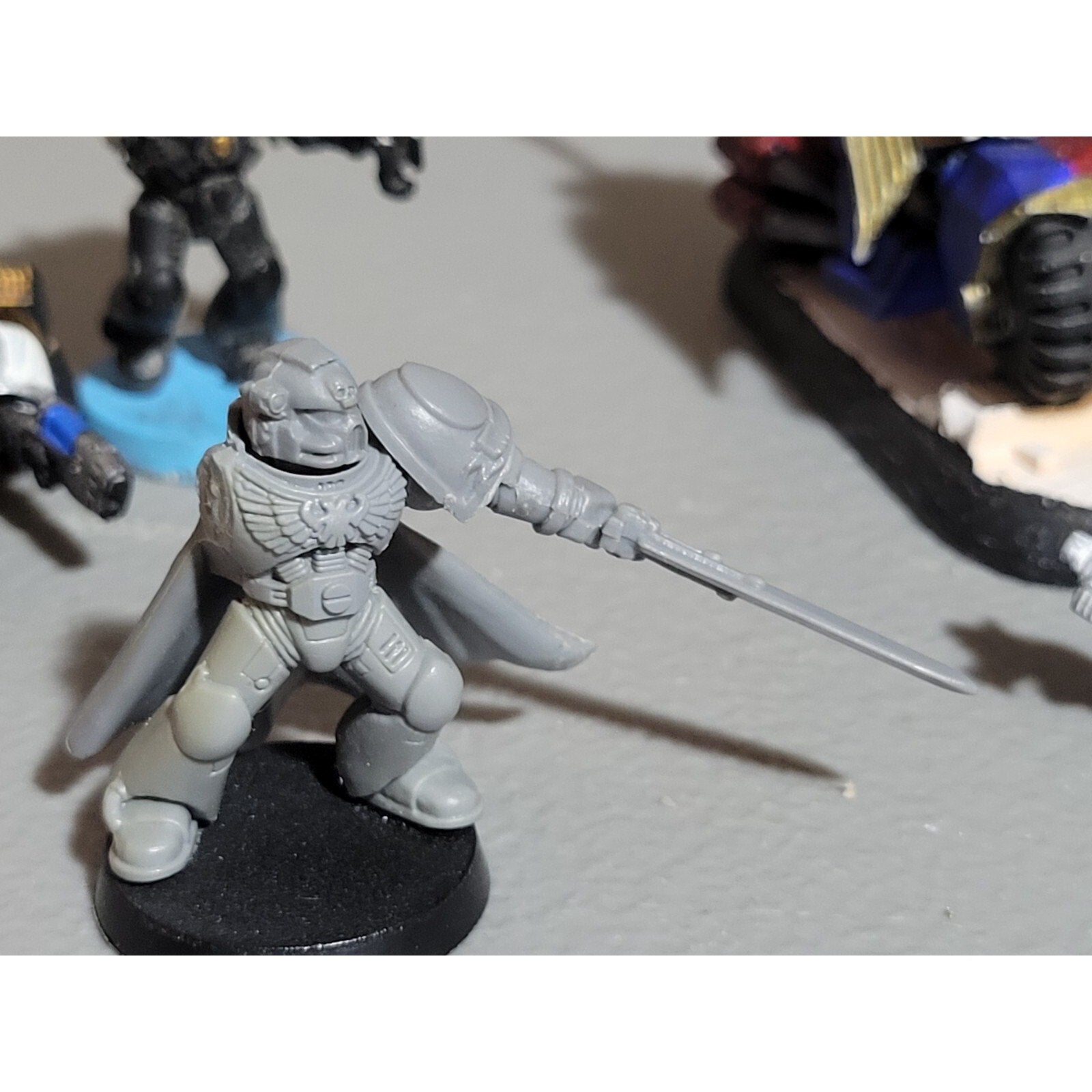 A19115 WARHAMMER 40K SPACE MARINES LOT CAPTAIN BIKE NARTHECIUM ASSAULT