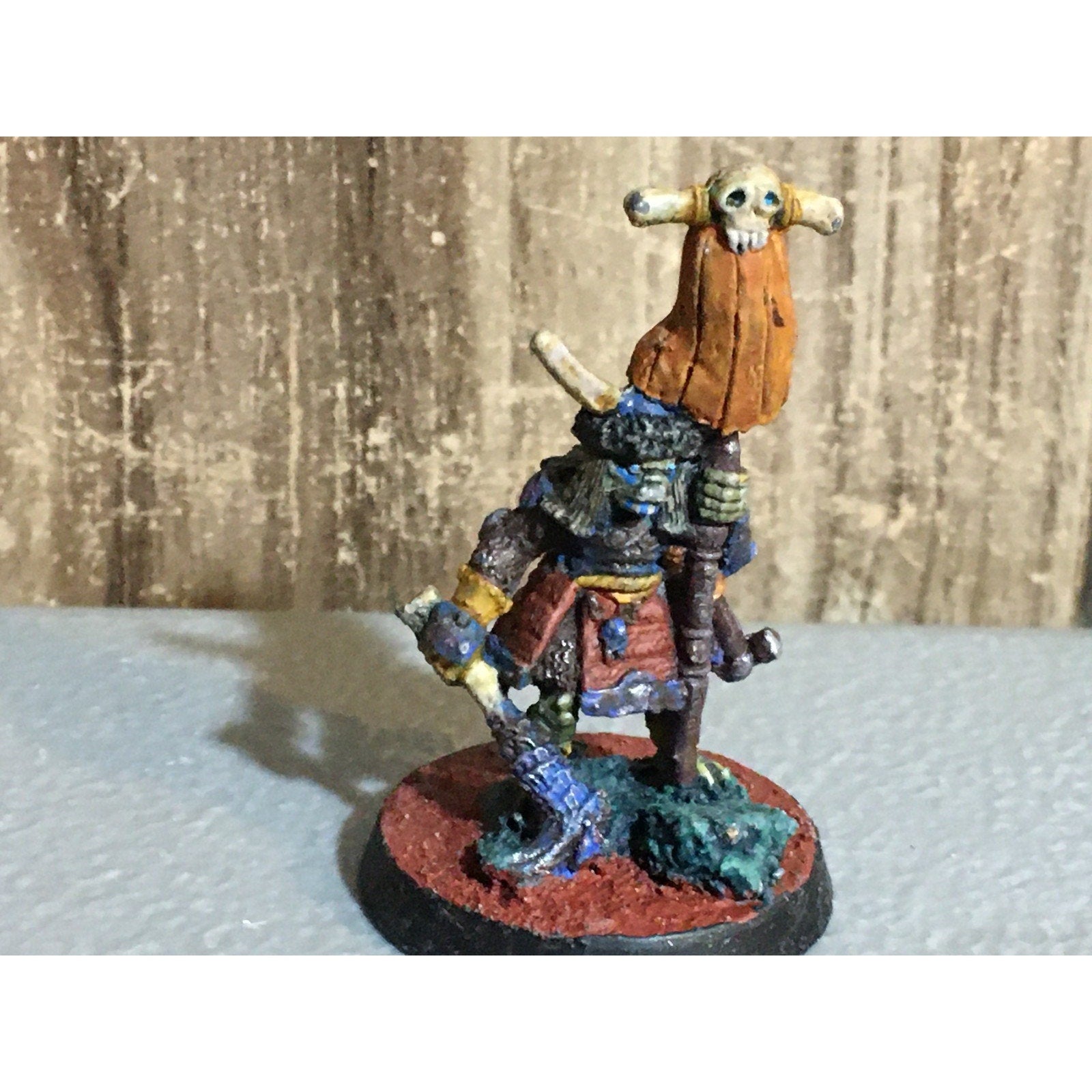 A32474 WARHAMMER FANTASY CITADEL VINTAGE HOBGOBLIN STANDARD METAL PAINT BASE