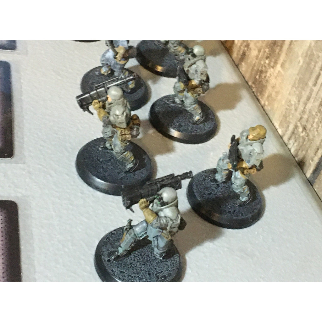 A33529 RACKHAM AT-43 UNA STEEL TROOPERS 7 PK MINIATURES W CARDS