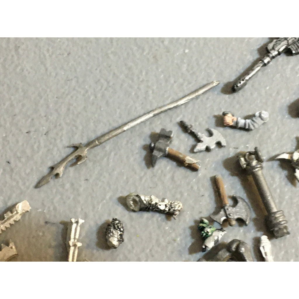 A32553 UNKNOWN MINIATURES ALL METAL BITS LOT FANTASY SCI-FI MIXED