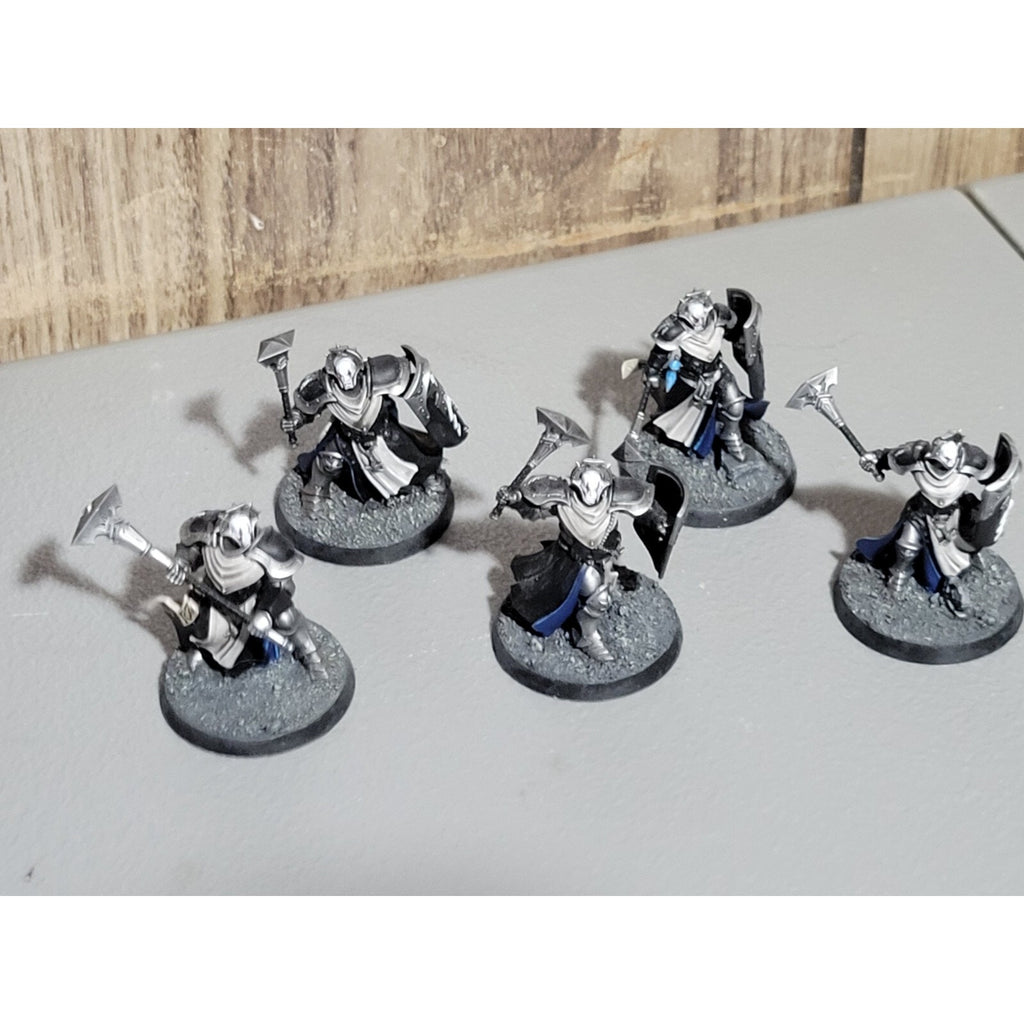 A19305 WARHAMMER AOS SIGMAR STORMCAST ETERNALS SEQUITORS 5 PK PAINTED BASED