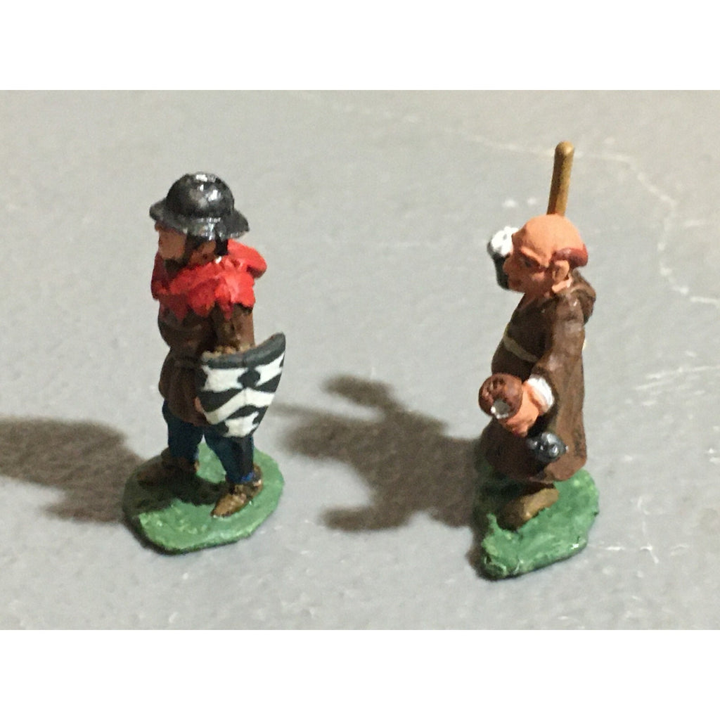 A10195 CITADEL PRE SLOTTA METAL RARE OOP PAINTED FRIAR & KNIGHT