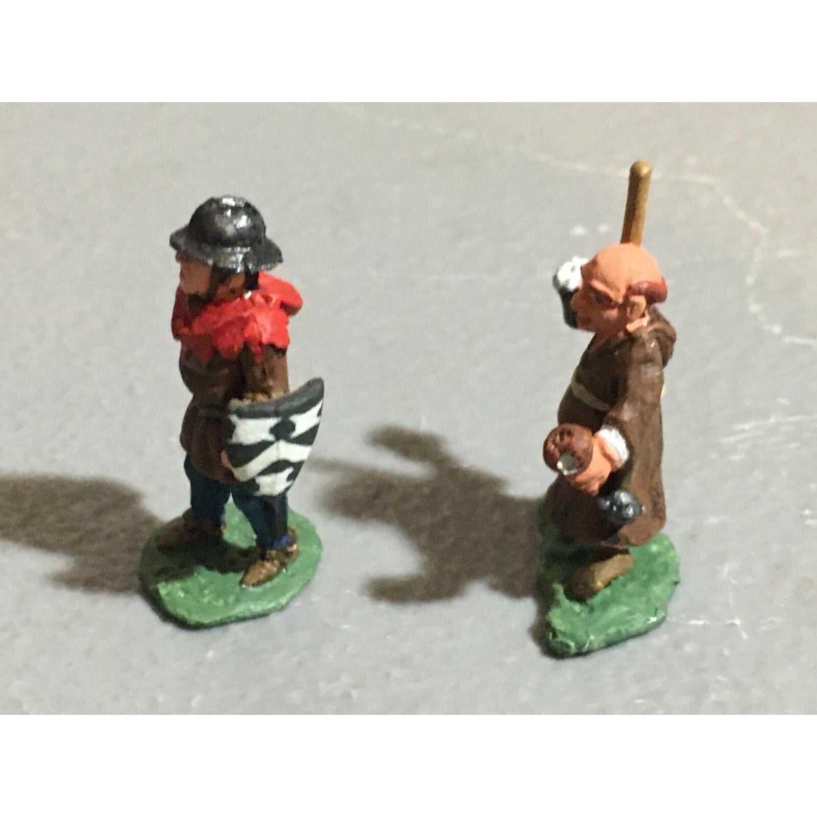 A10195 CITADEL PRE SLOTTA METAL RARE OOP PAINTED FRIAR & KNIGHT