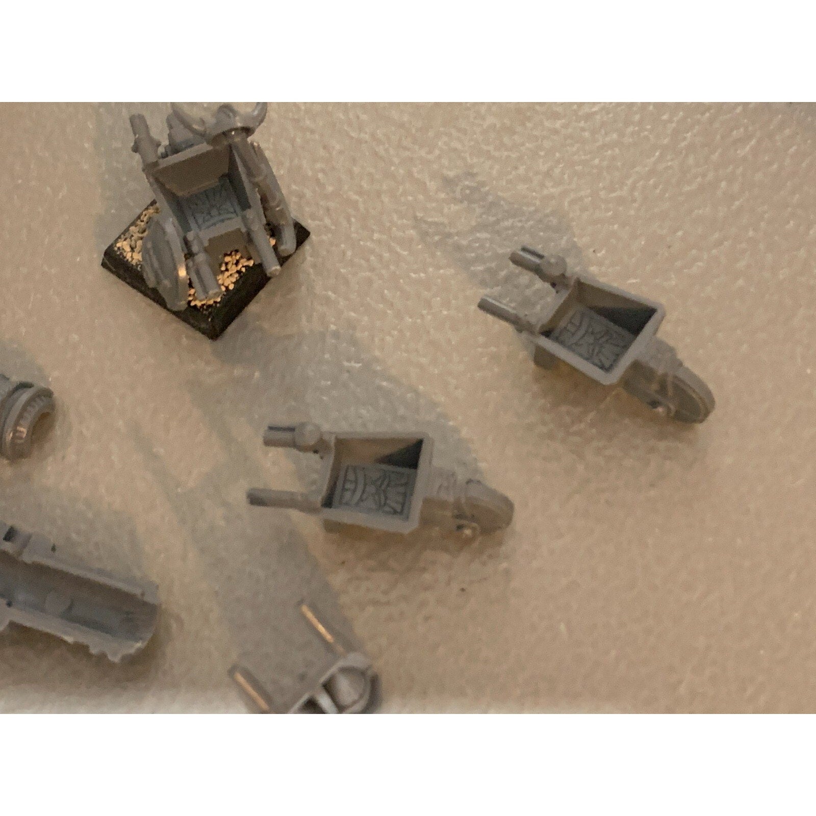 A16705 WARHAMMER AOS FANTASY DWARFS DWARVES ARTILLERY WHEELBARROW CANNON BITS