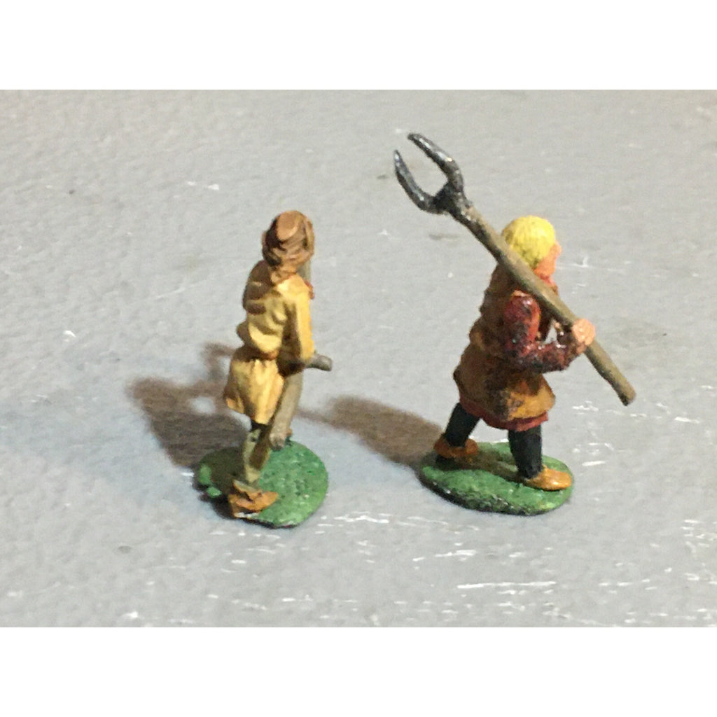 A10120 CITADEL PRE SLOTTA METAL RARE OOP HUMAN FARMERS PEASANTS 2 PK PAINTED