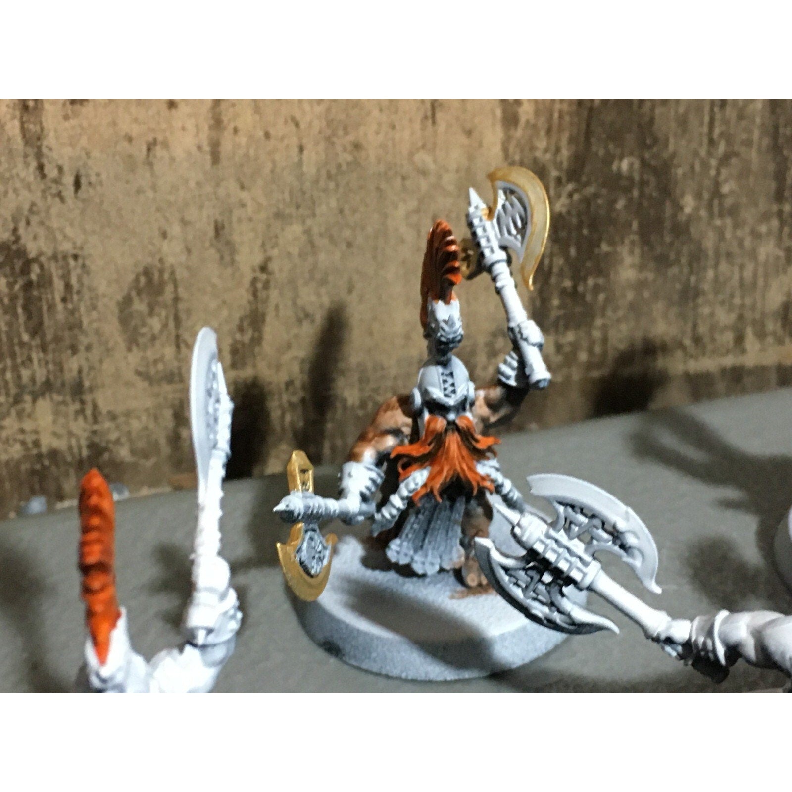 A20180 WARHAMMER FANTASY AOS FYRESLAYERS VULKITE BERZERKERS 10 PK PRIMED