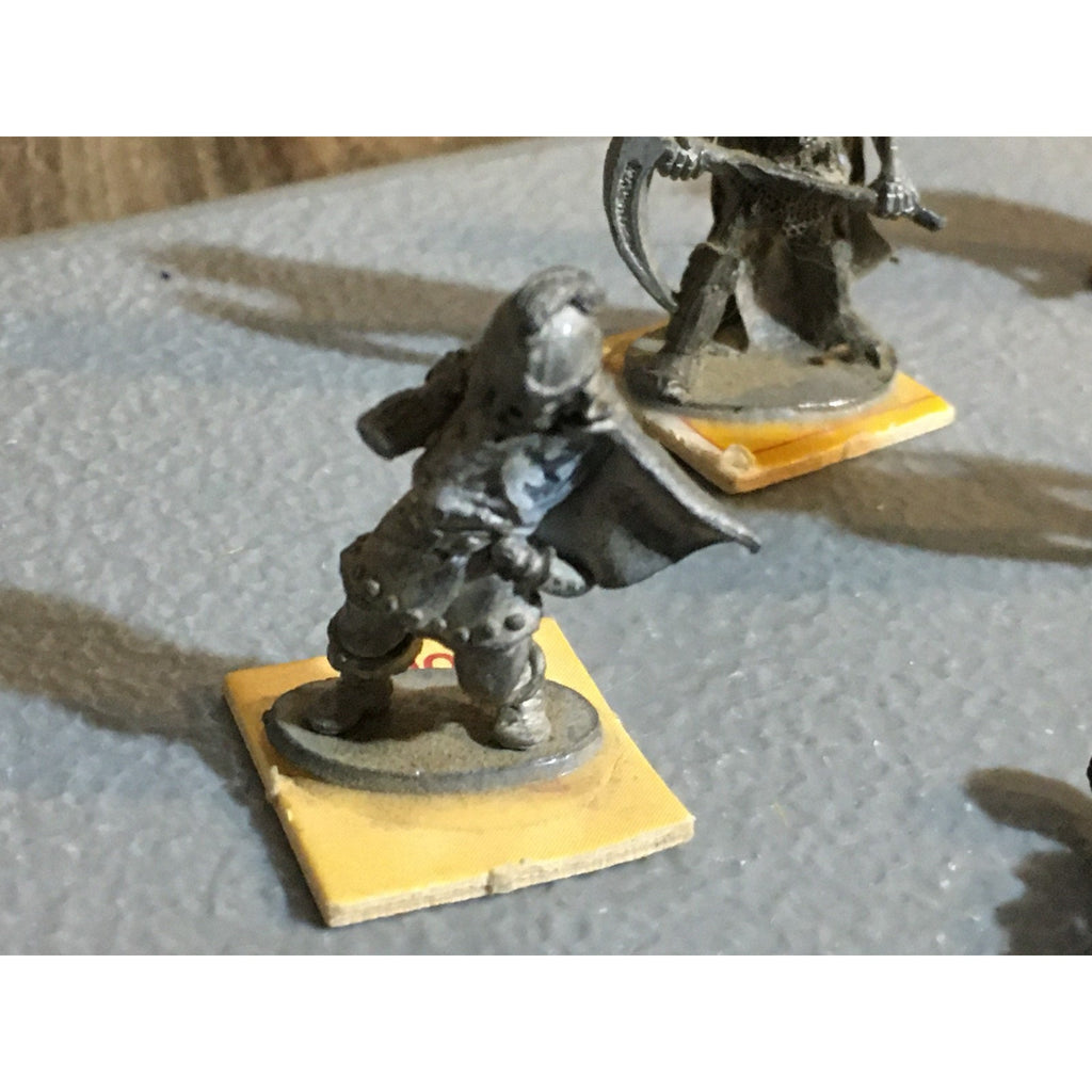 A32526 UNKNOWN METAL MINIATURES SKELETON LOT 6 PK WARRIOR CASUALTY