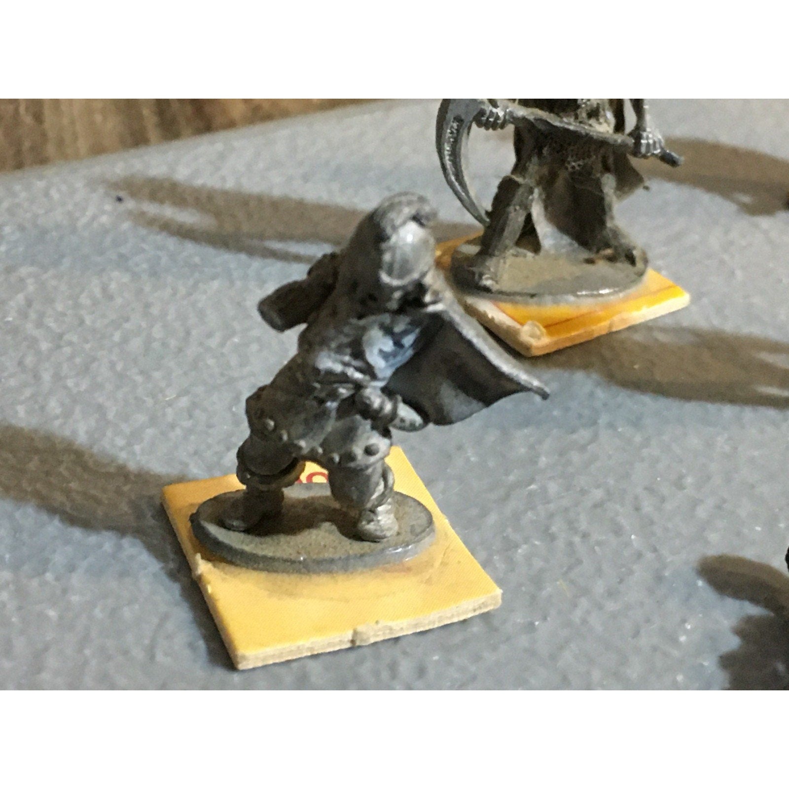 A32526 UNKNOWN METAL MINIATURES SKELETON LOT 6 PK WARRIOR CASUALTY
