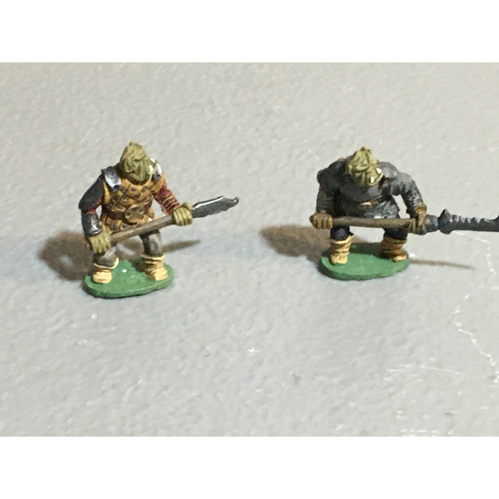 A10091 CITADEL PRE SLOTTA METAL RARE OOP ORC WARRIORS 2 PK WARHAMMER PAINTED